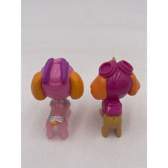 Paw Patrol Skye Figurine Set 2 PC Skye Pups Toy Collectibles Fun & Adventure - Picture 4 of 4